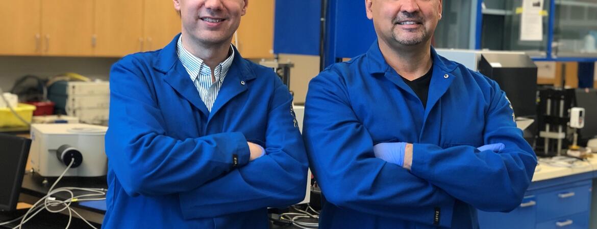 Ludwig Bartels on right and Alexander Balandin on left